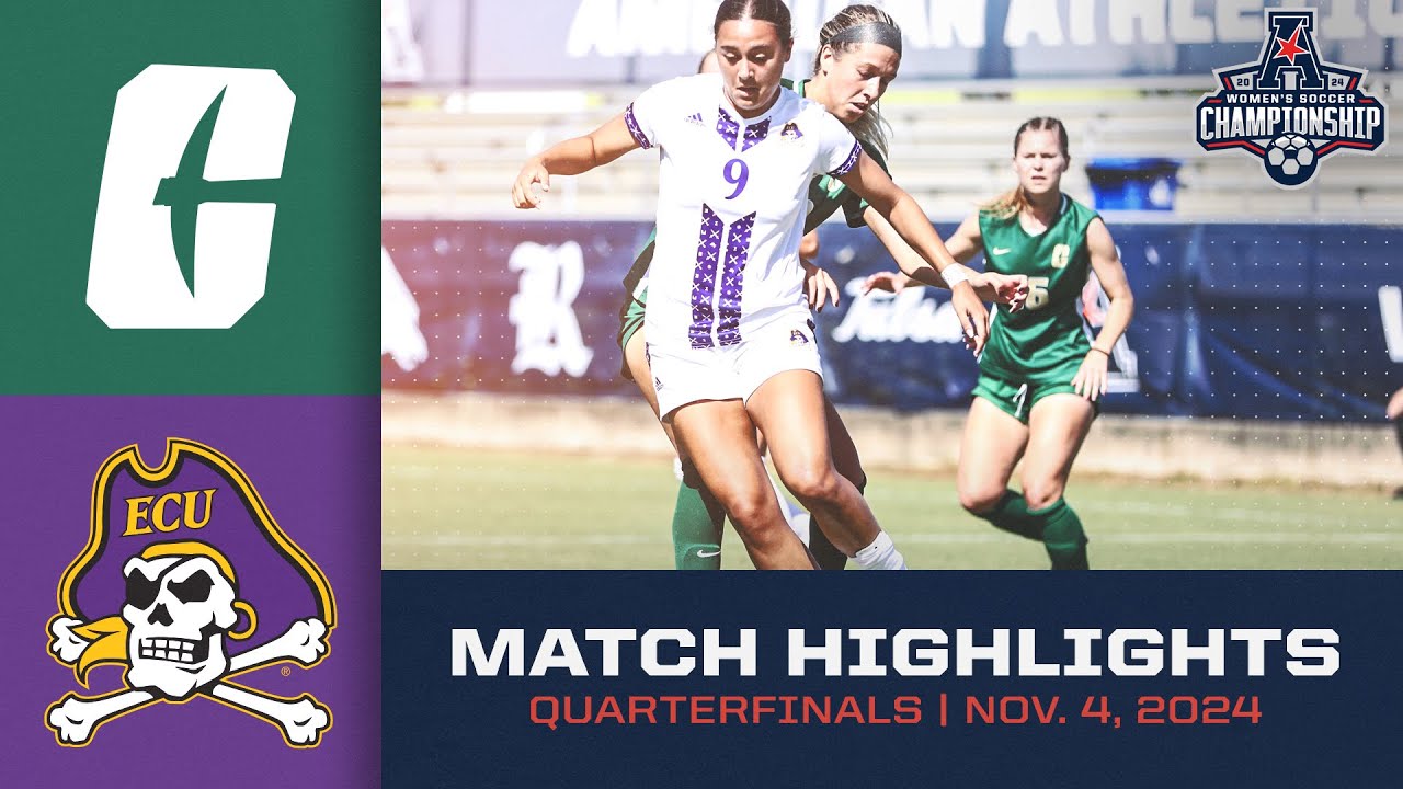 2024 American Women's Soccer Quarterfinals - #6 Charlotte vs #3 East Carolina