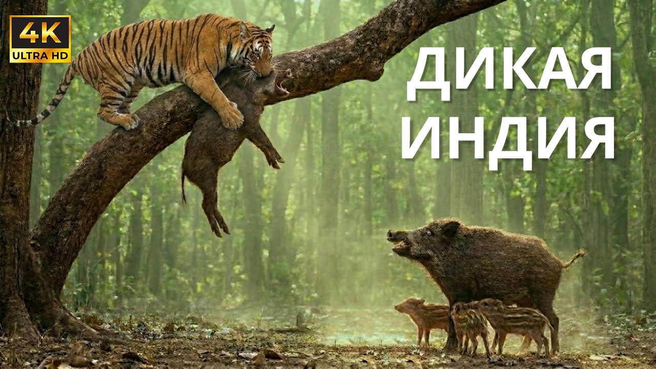 ДИКАЯ ИНДИЯ | Секреты выживания в мангровых лесах | Документальный фильм о животных