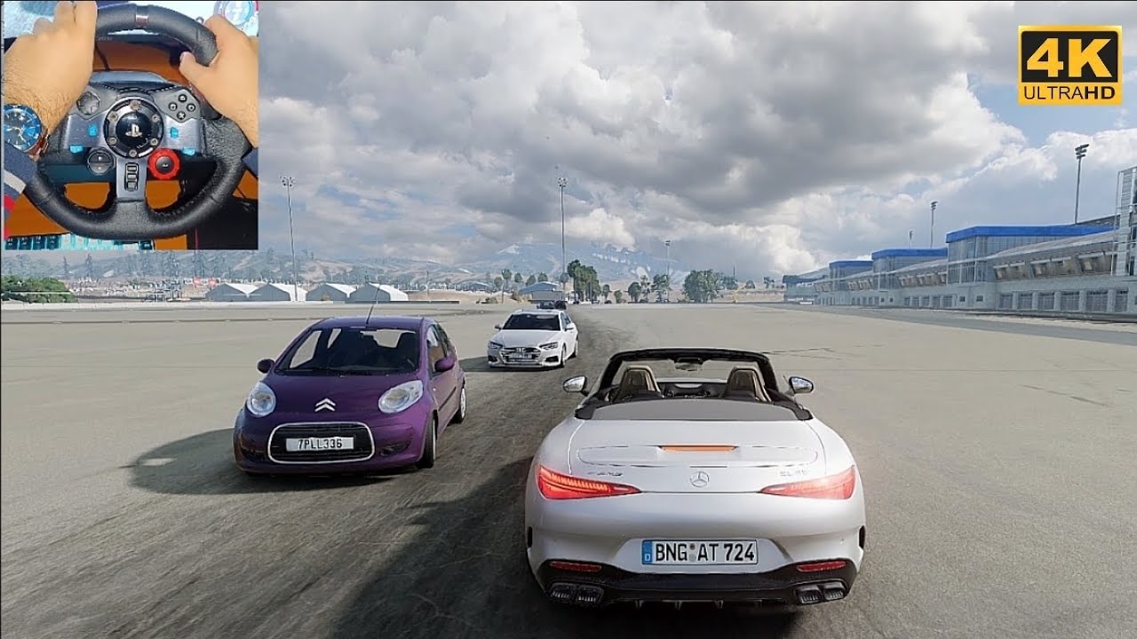 Mercedes-AMG SL63 POV 4K 🔥 | Realistic Driving & Engine Sound | BeamNG.drive