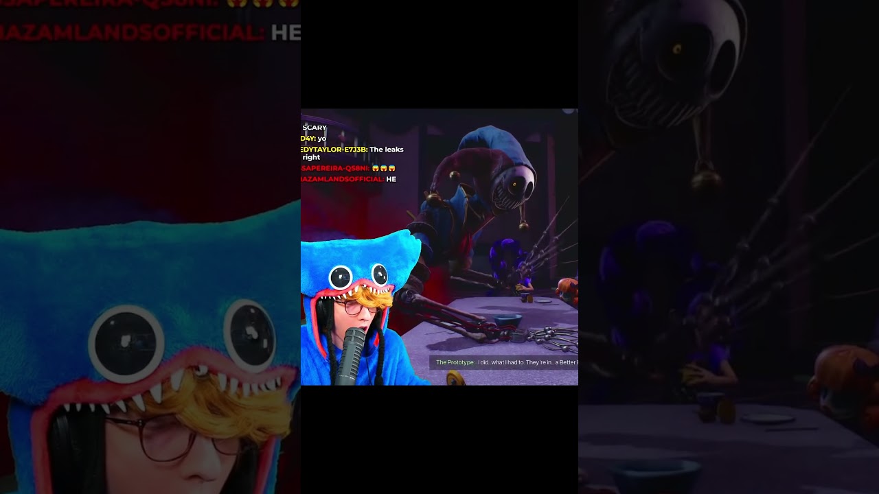 KreekCraft Reacts to Prototype face reveal in Poppy Playtime Chapter 5