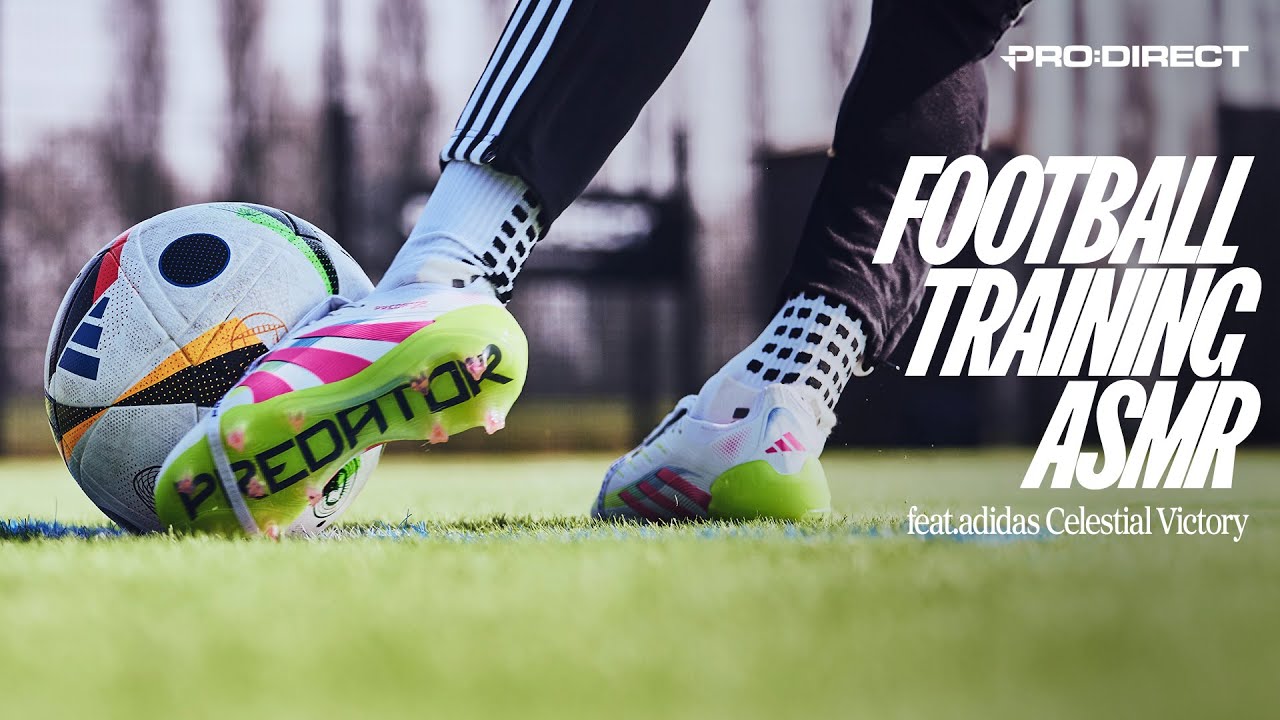ASMR FOOTBALL TRAINING SESSION 🔊 adidas Celestial Victory Pack