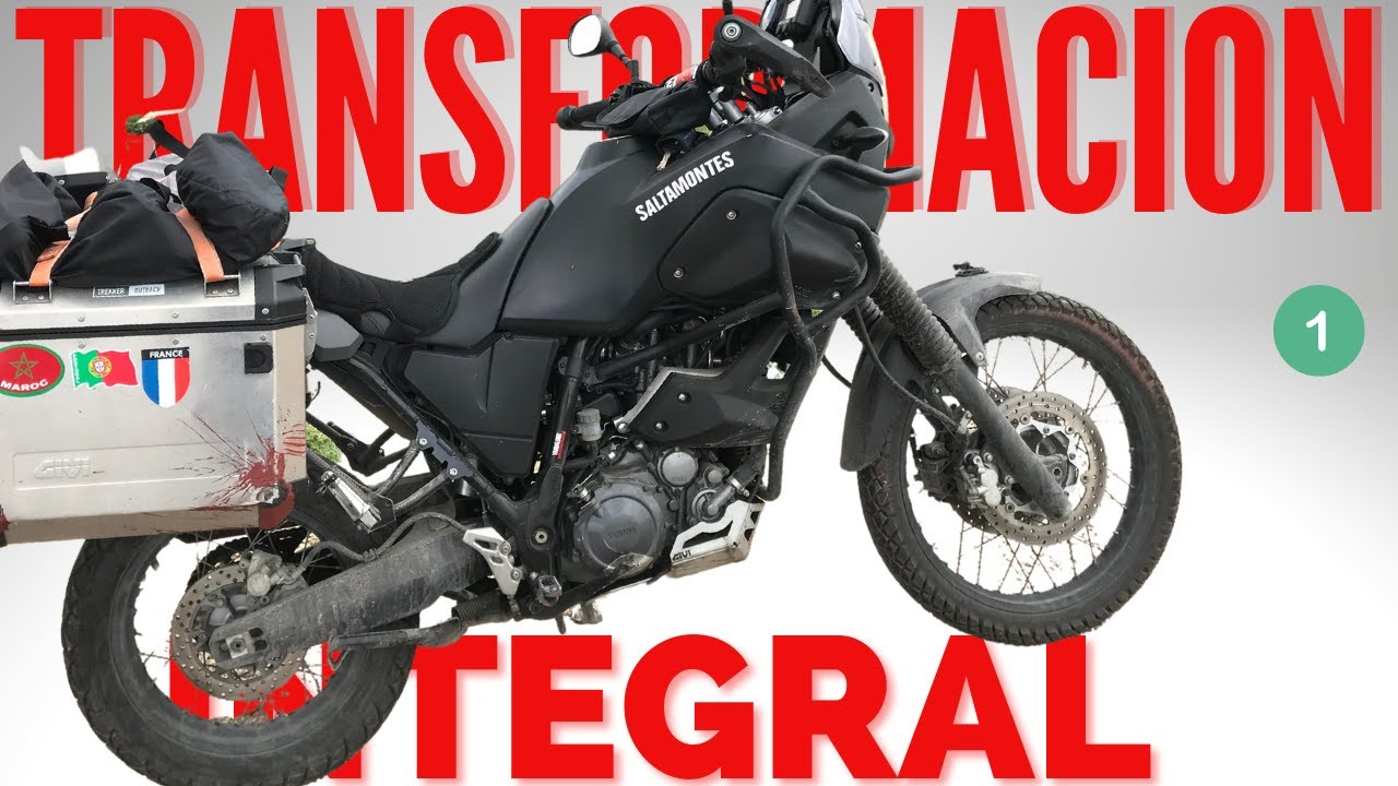 TRANSFORMACIÓN integral de YAMAHA 660Z TÉNÉRÉ. Paso a paso. Asalto 1.
