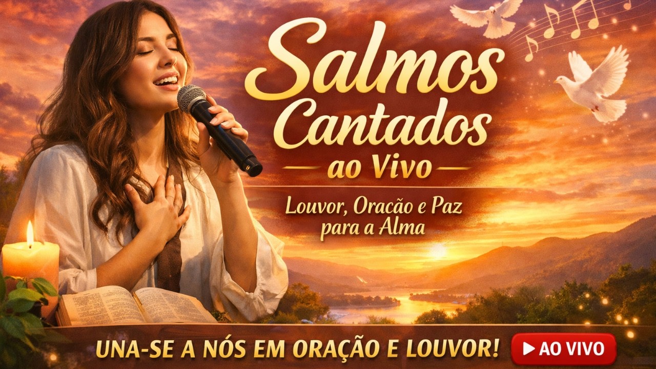 Salmos Cantados ao Vivo | Louvor, Oração e Paz para a Alma