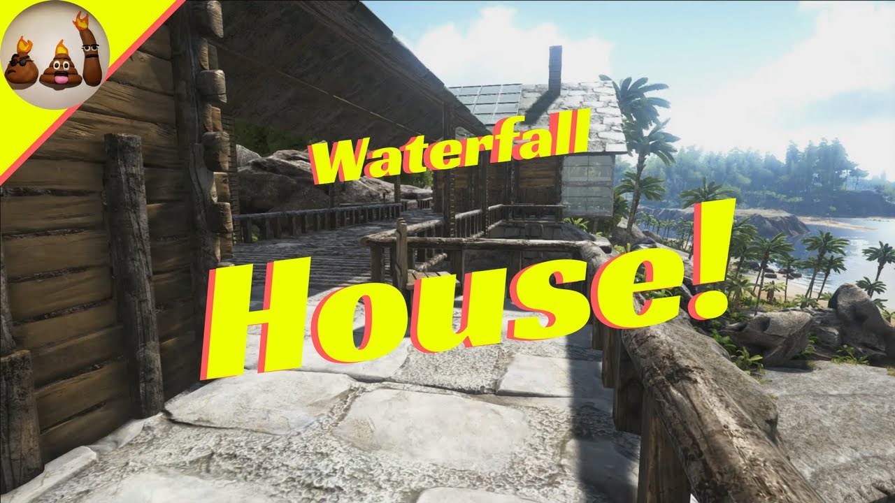 Epic Waterfall House! | Ark: Survival Evolved Gameplay (PC)