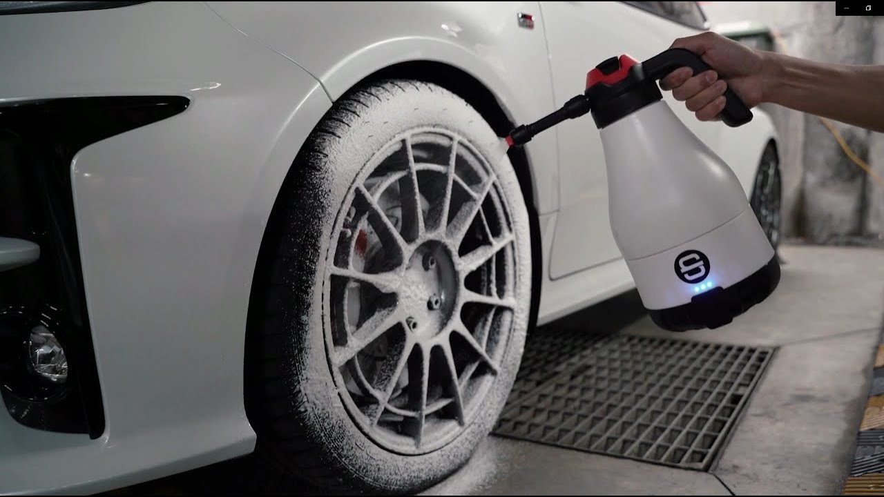 Snow Foam E-FOAMER - Yaris GR ASMR - Car Wash & Detailing ASMR Sounds