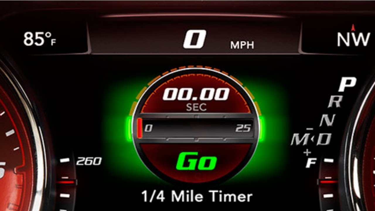Dodge Charger SRT Performance Pages Unlock With Uconnect System