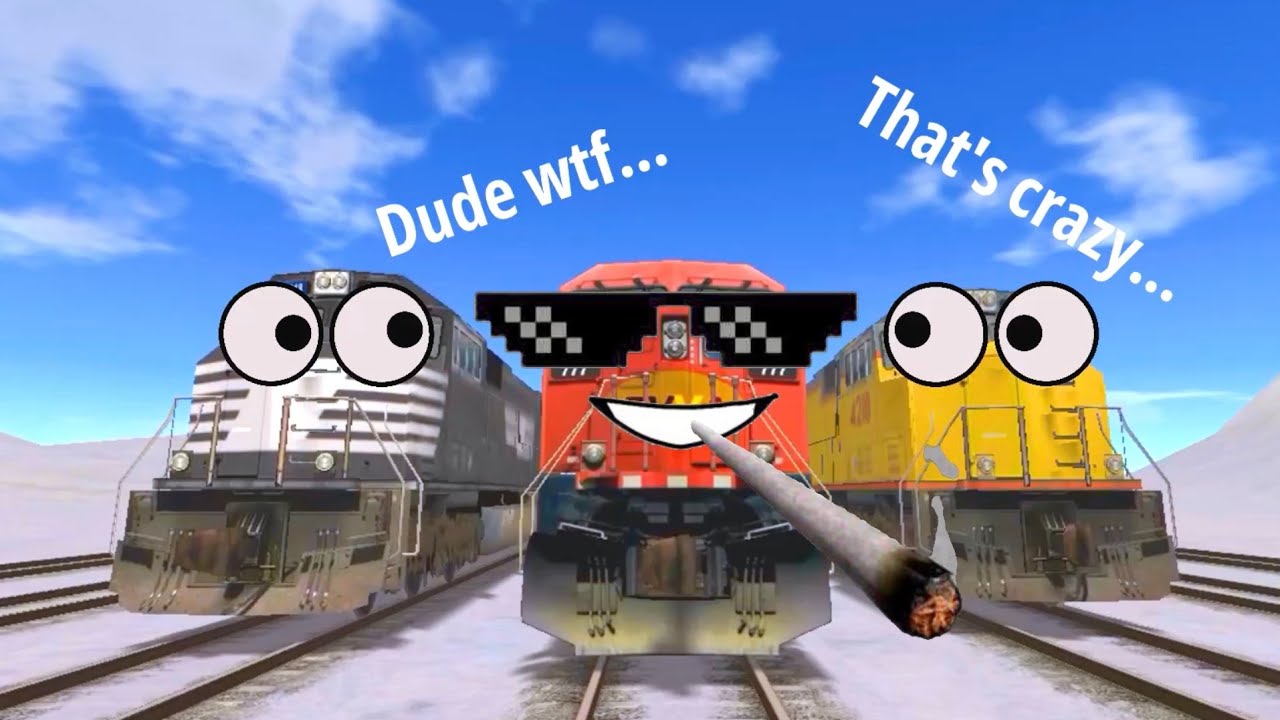 Crazy MEME in Train and Rail Yard Simulator 🤣 | Funny Meme | Valentines Day Special