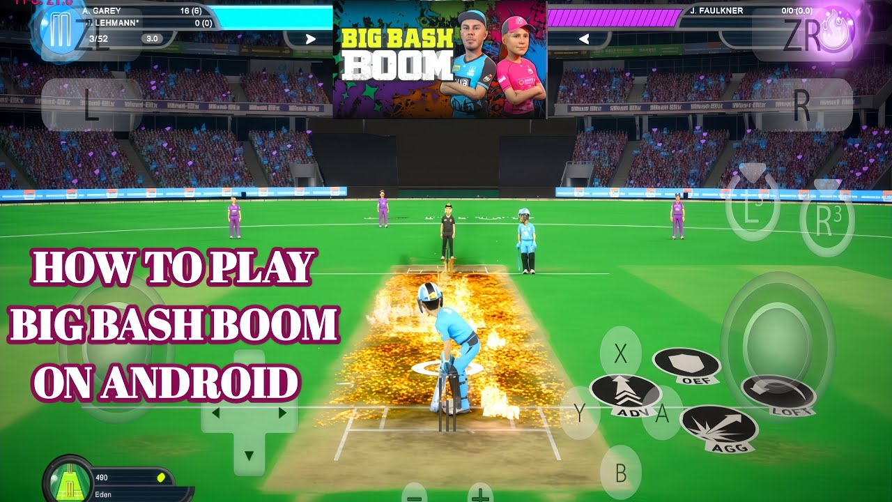How to play Big bash boom on mobile How to download Big bash boom in android Eden emulator v0.2.0rc1