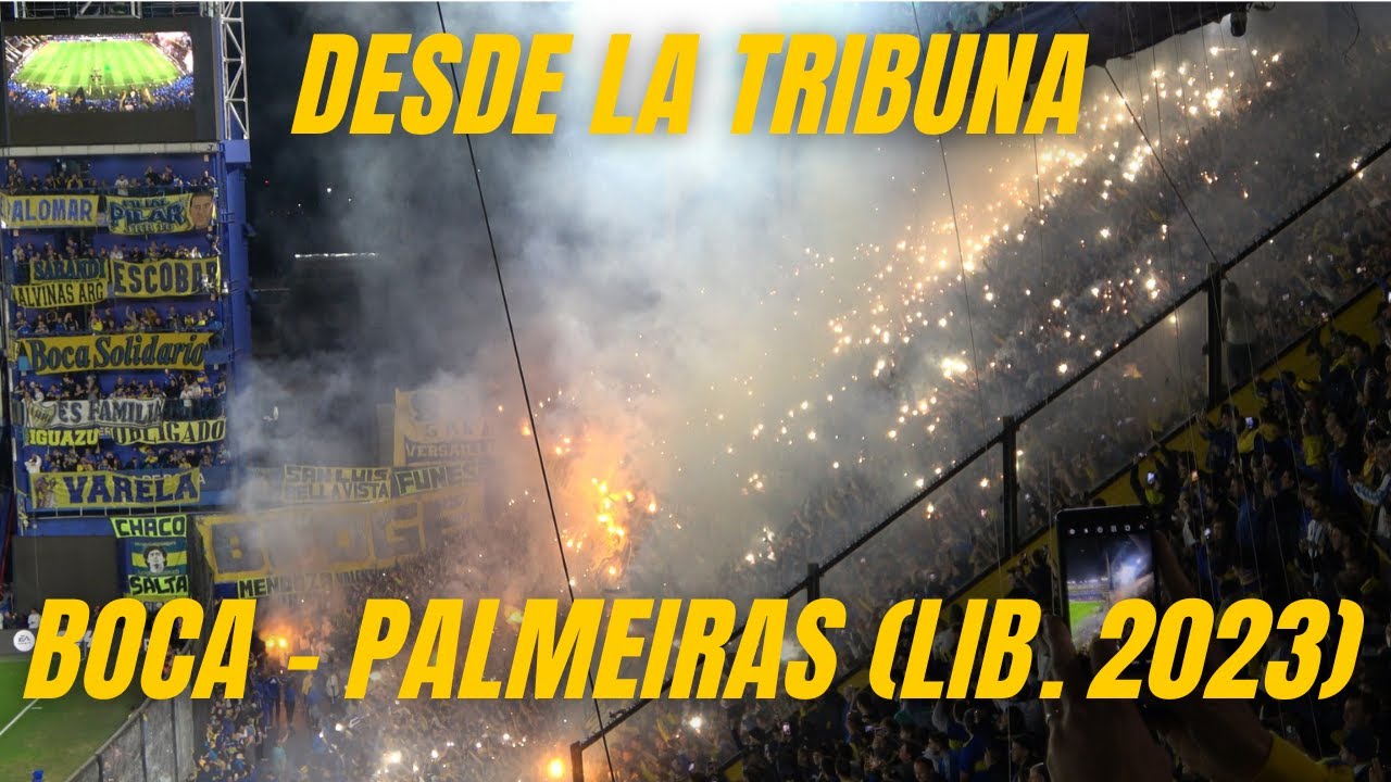 DESDE LA TRIBUNA | Boca - Palmeiras | Libertadores 2023 (4K)