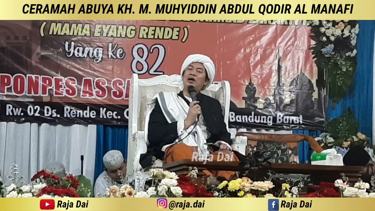 ABUYA KH.MUHYIDDIN ABDUL QODIR AL MANAFI || KISAH KEISTIMEWAAN MAMA EYANG RENDE