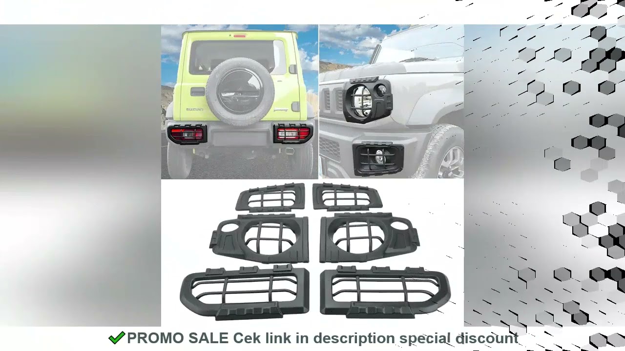 Car Front Fog Light Protection Headlight Rear Tail Light Lamp Cover for Suzuki Jimny JB74 2019-2025