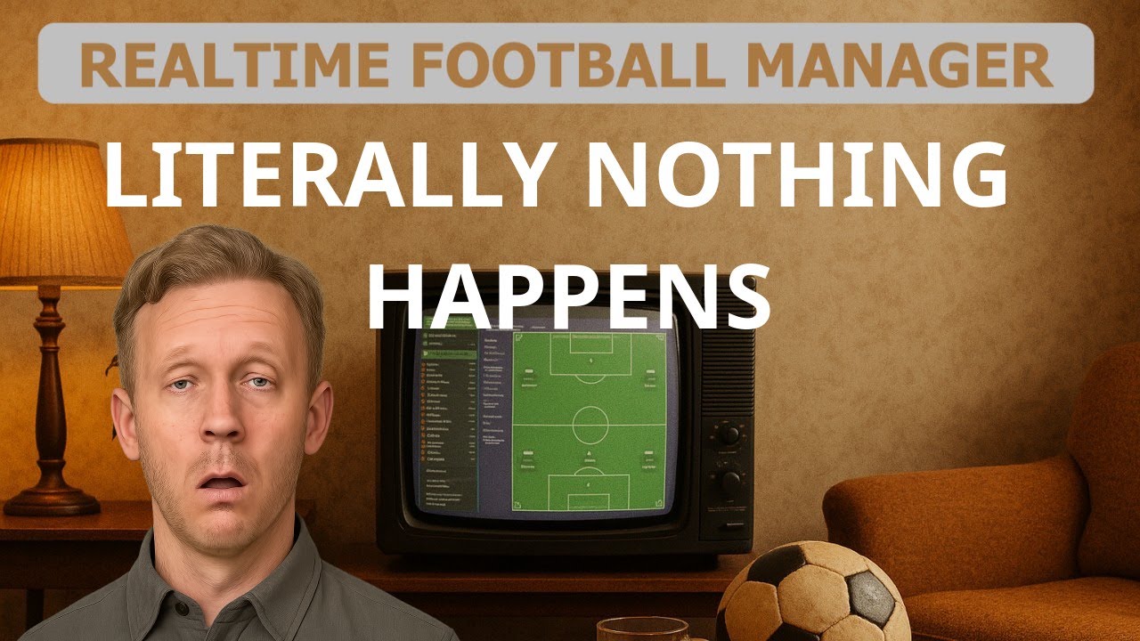 Realtime Football Manager 4 November, I don't talk to Barry, then I press continue! The madness!