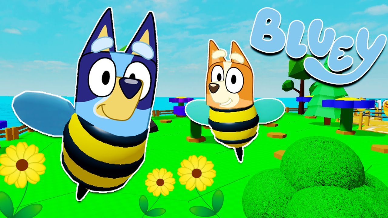 BLUEY y BINGO se CONVIERTEN en ABEJAS | Las Aventuras de BLUEY en ROBLOX!