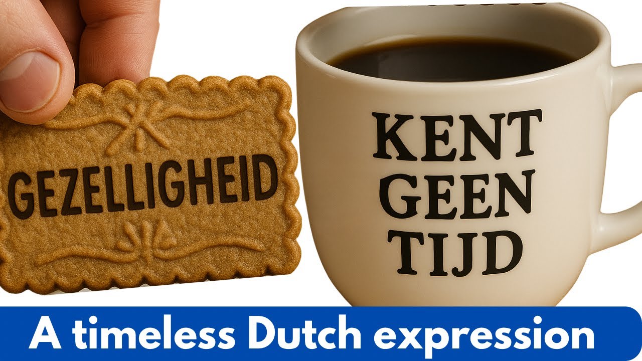 My FAVOURITE DUTCH EXPRESSION; there is always time for Gezelligheid