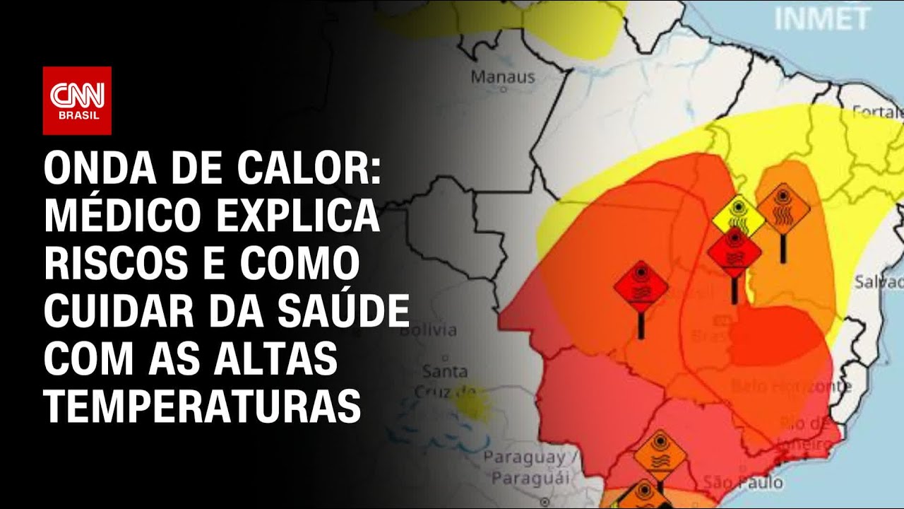 Onda de calor: médico explica riscos e como cuidar da saúde com as altas temperaturas | LIVE CNN