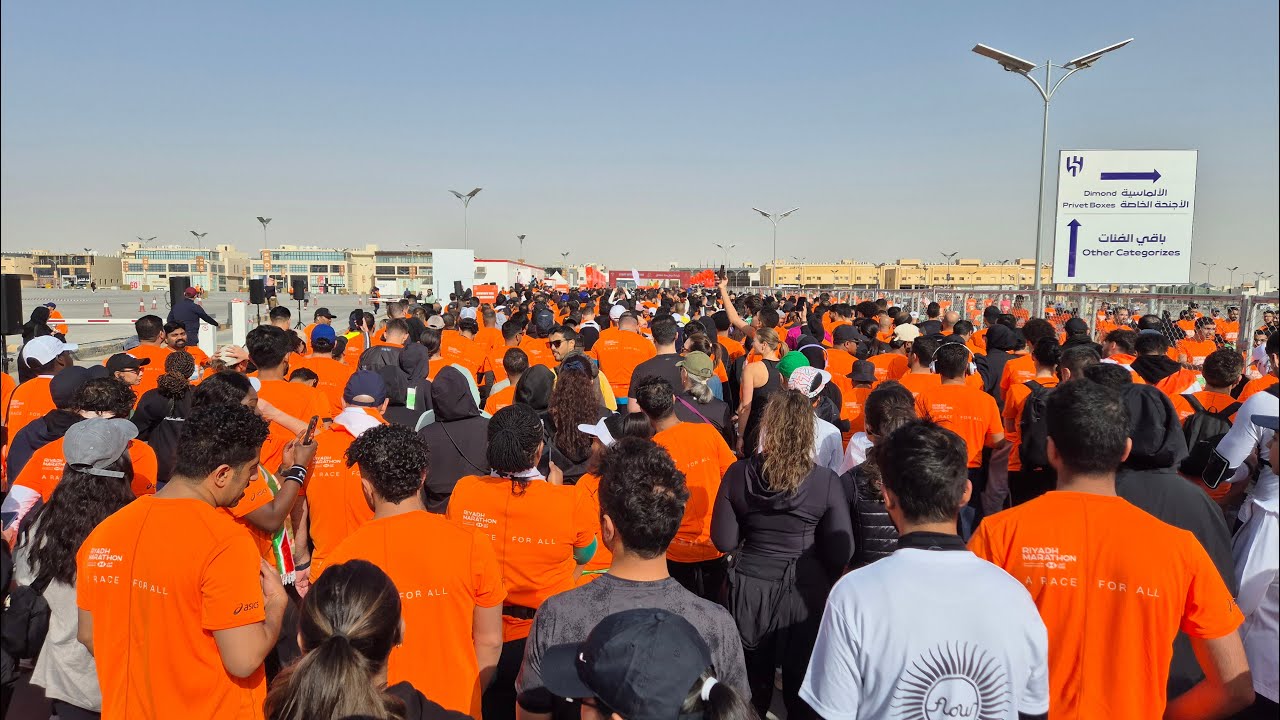ماراثون الرياض 2025 من خط البداية إلى خط النهاية 10k