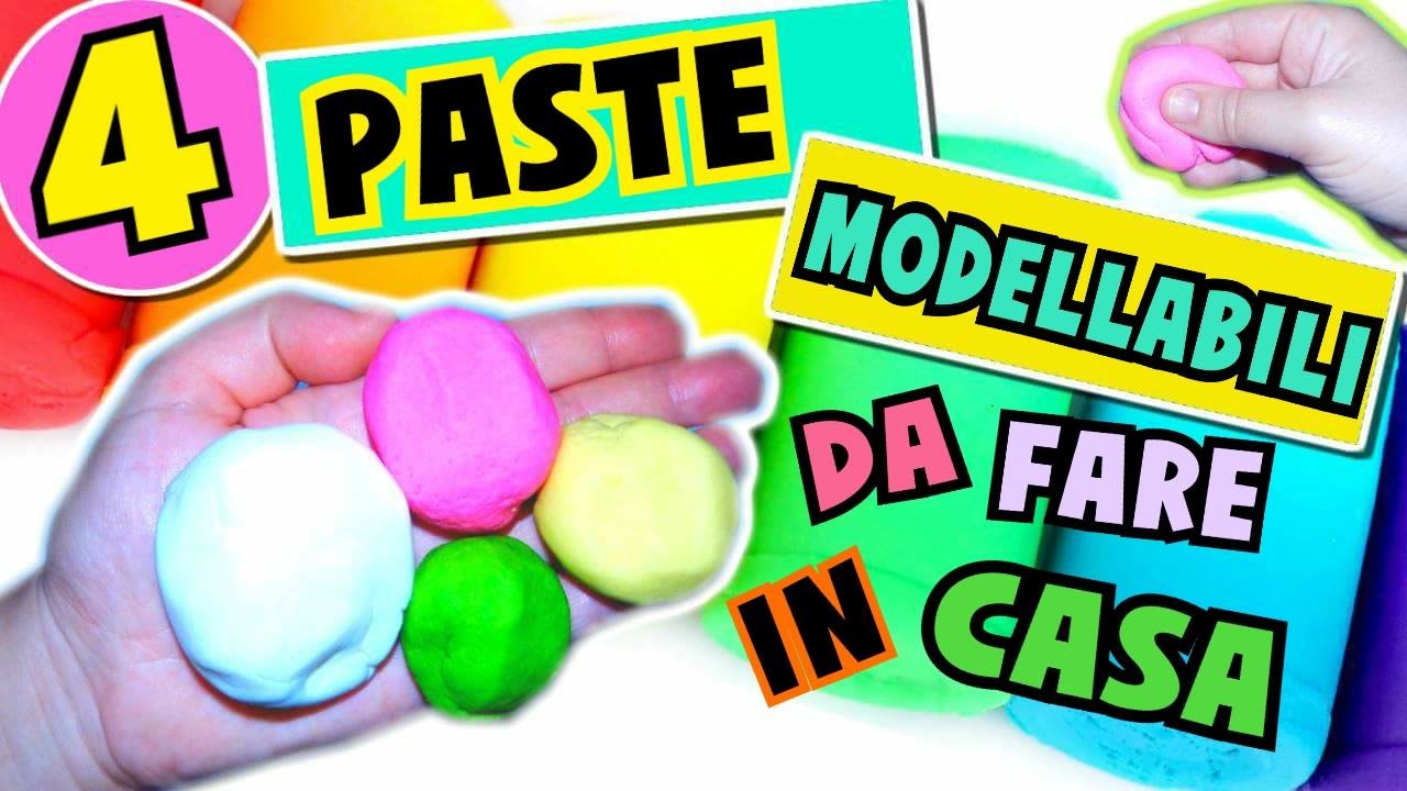 4 PASTE MODELLABILI da fare IN CASA (Pongo,Porcellana fredda,Plastilina e Pasta di sale)
