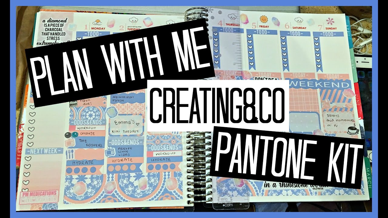 PLAN WITH ME: PANTONE!| Feb 01 - Feb 07