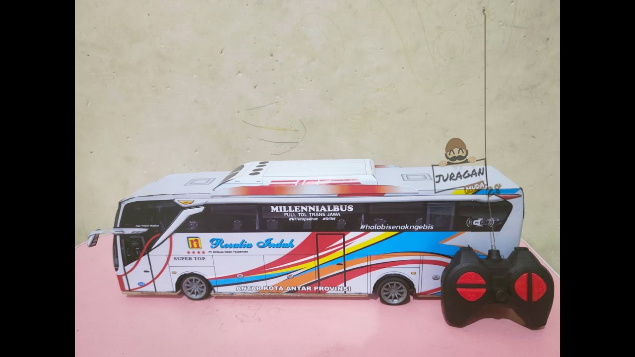 Review Remote Control RC Miniatur Bus Rosalia Indah