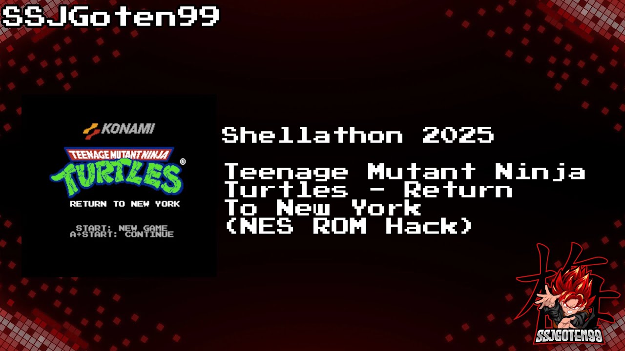 Shellathon 2025 - TMNT Return To New York (NES)!