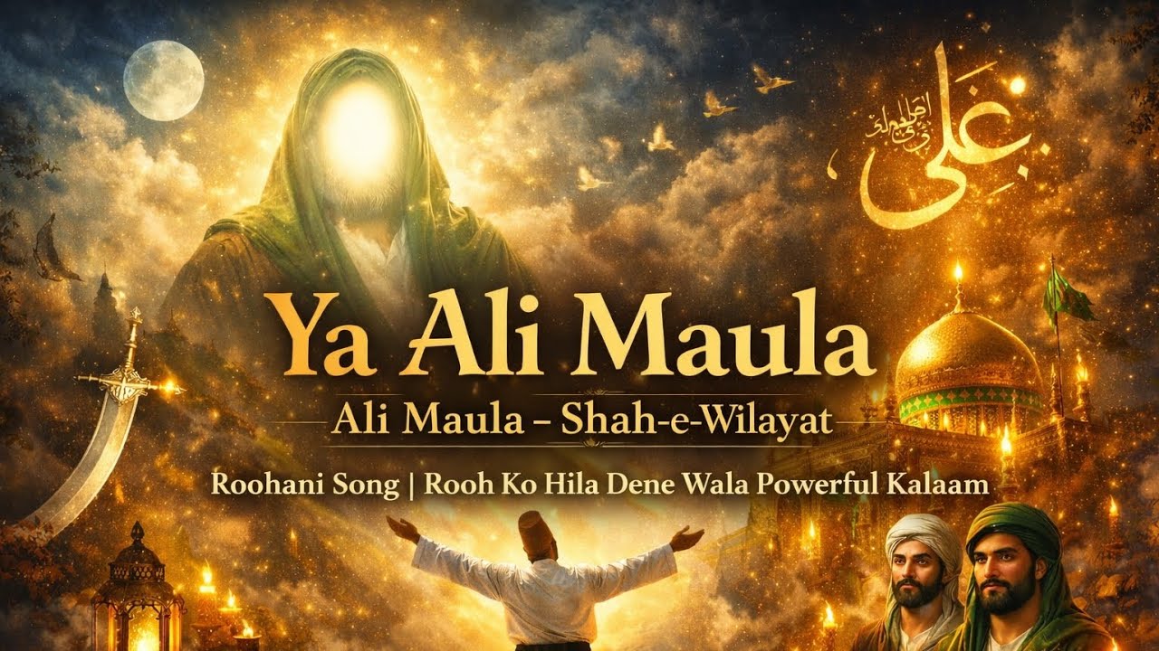 Ali Maula – Shah-e-Wilayat | Rooh Ko Hila Dene Wala Roohani Kalaam