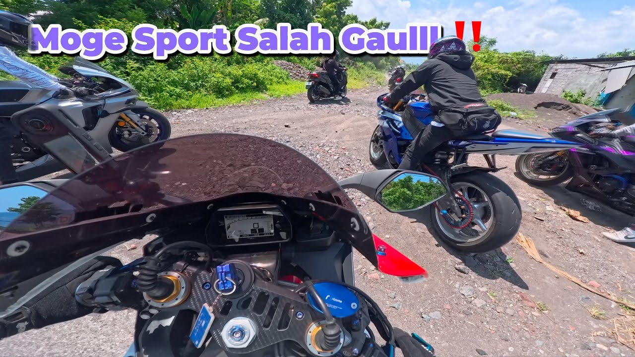 Touring Keliling Bali‼️Moge Sport Menangis tiba tiba Offroad - R1M R6 Langsung Service