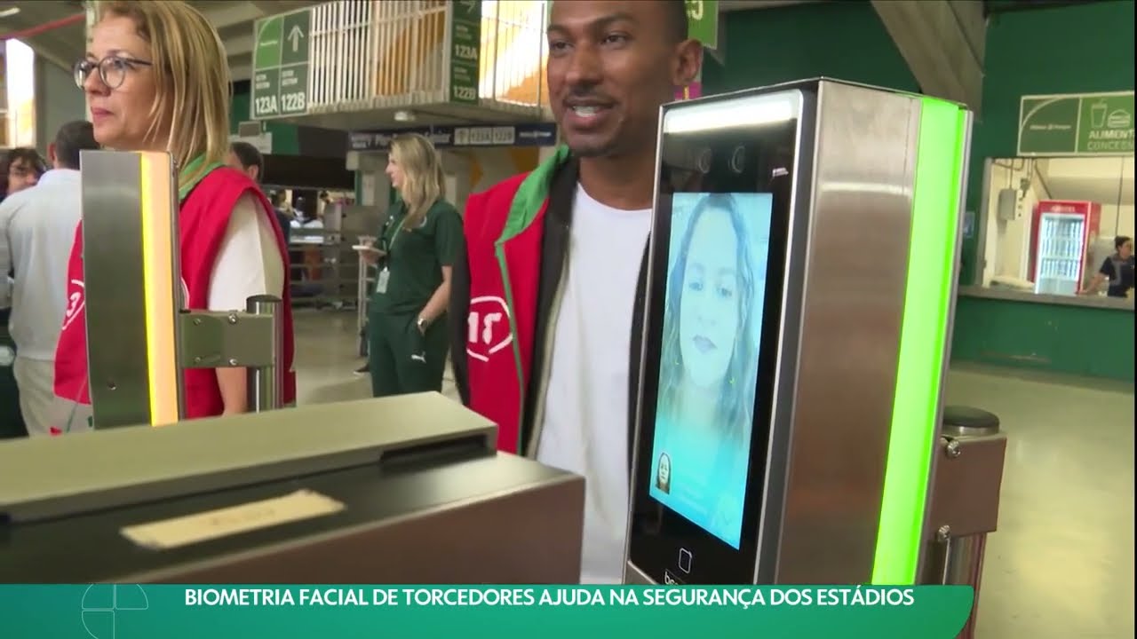 Biometria facial de torcedores ajuda na segurança dos estádios