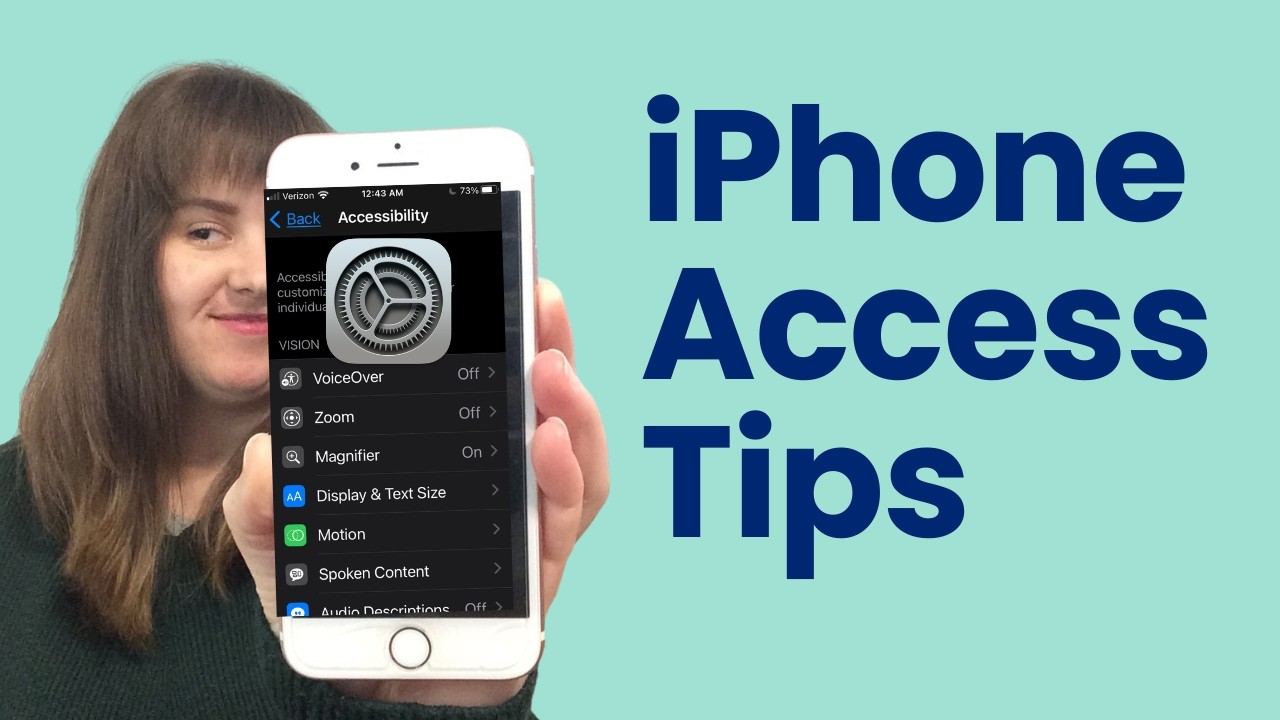 iPhone ACCESSIBILITY SETTINGS FOR THE BLIND AND VISUALLY IMPAIRED