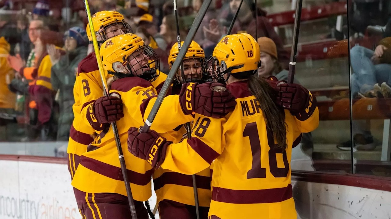 Highlights: Gopher Women's Hockey Rolls Past St. Cloud State, Advance to WCHA Final Faceoff