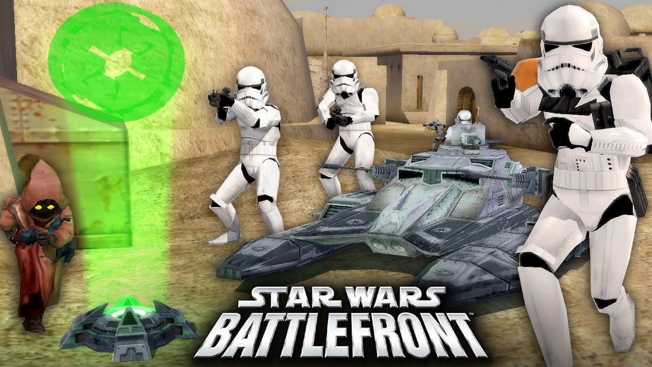 The BETA Version of Tatooine: Mos Eisley! - Star Wars Battlefront 2004 (Xbox to PC Beta Map Pack)