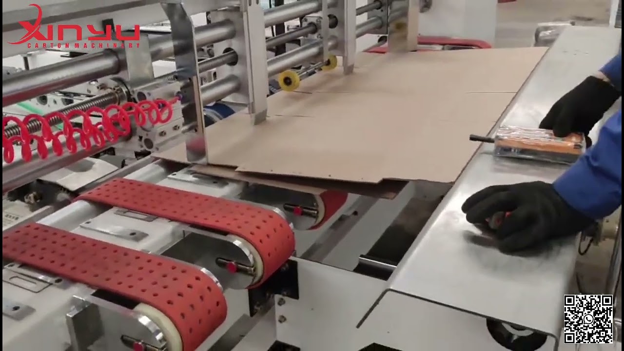 How to calibrate the XY-FFG fully automatic folder gluer machine ?  #xinyu #ffg #foldergluer