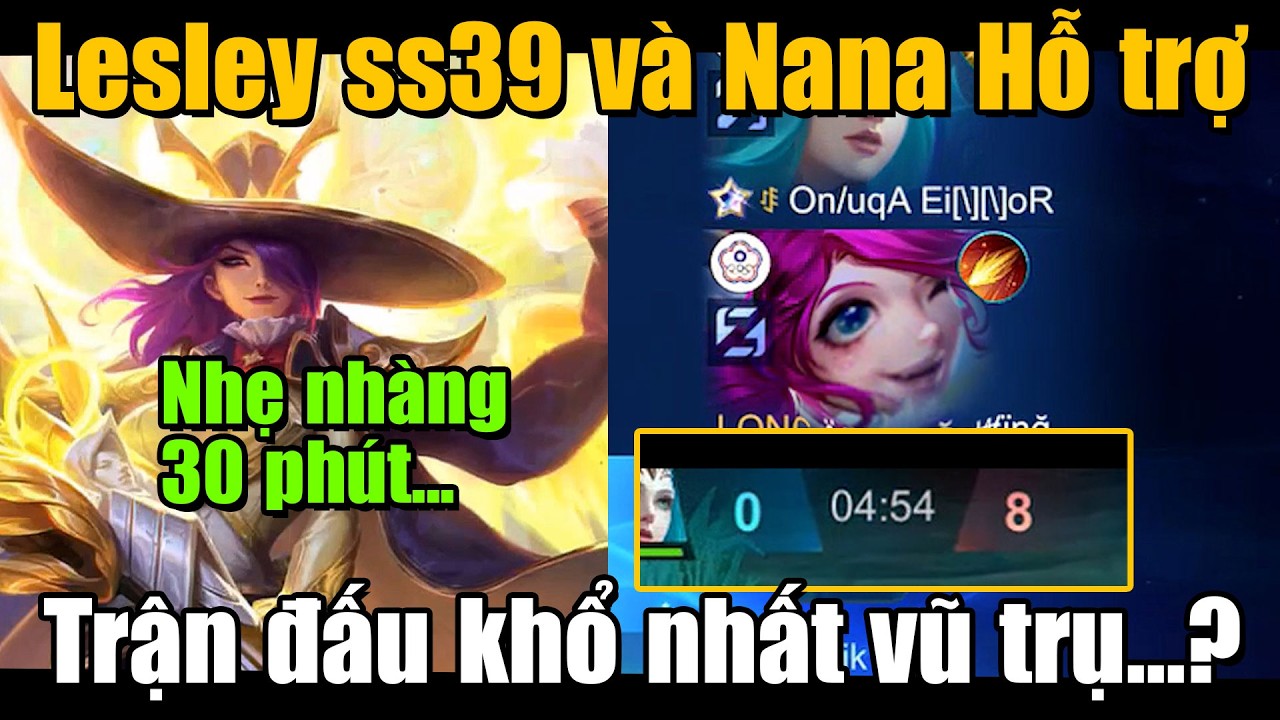 MLBB | KHỔ NHẤT VŨ TRỤ VỚI LESLEY KHI CÓ NANA ĐẢO ĐƯỜNG? CÁCH DUY NHẤT ĐỂ THẮNG Ở SS39! | Tốp Mỡ