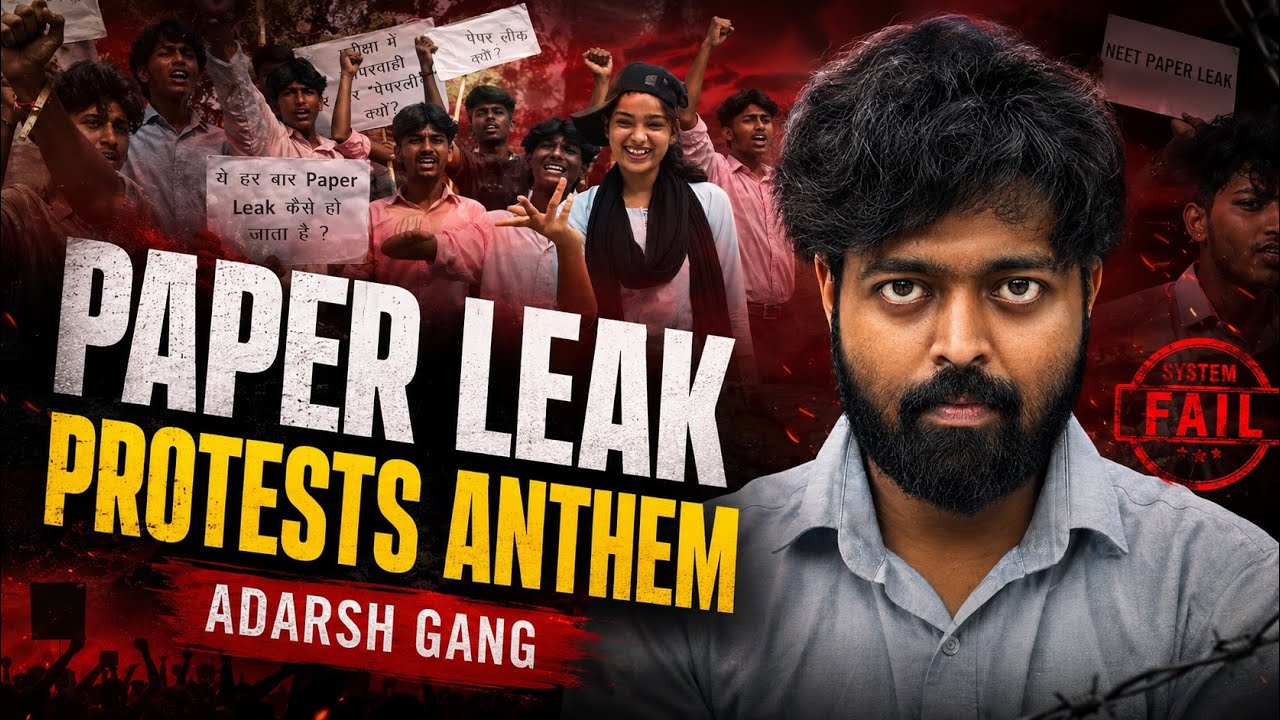 Paper Leak Protests Anthem Song | Jantar Mantar | Adarsh Anand