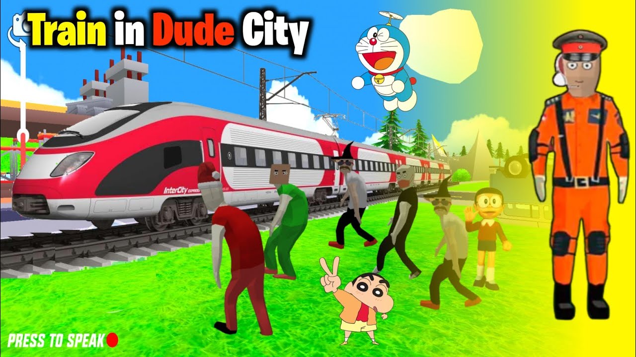 Shinchan bought new Bullet Train in Dude Theft Wars | Vikki Sena