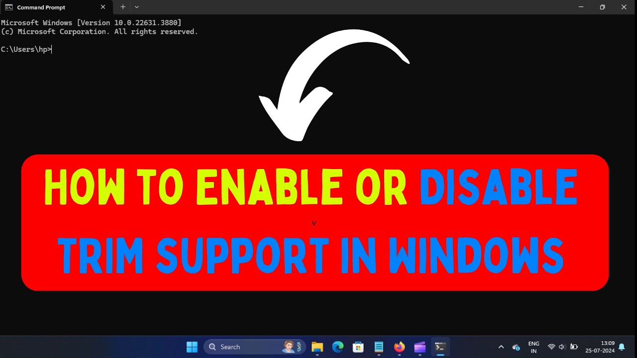 How to Enable or Disable TRIM Support in Windows 11