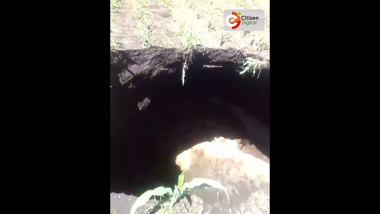 Sinkholes appear in Ngata area, Nakuru causing panic among residents