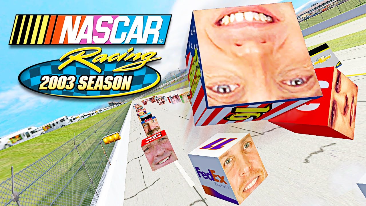 NASCAR's 75 Greatest Drivers but They're All Cubes