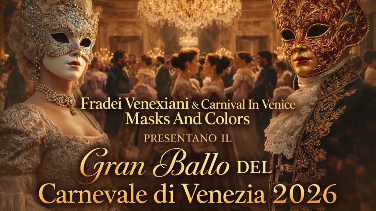l Gran Ballo di Venezia 2026 🎭 La Notte più Elegante degna di Bridgerton