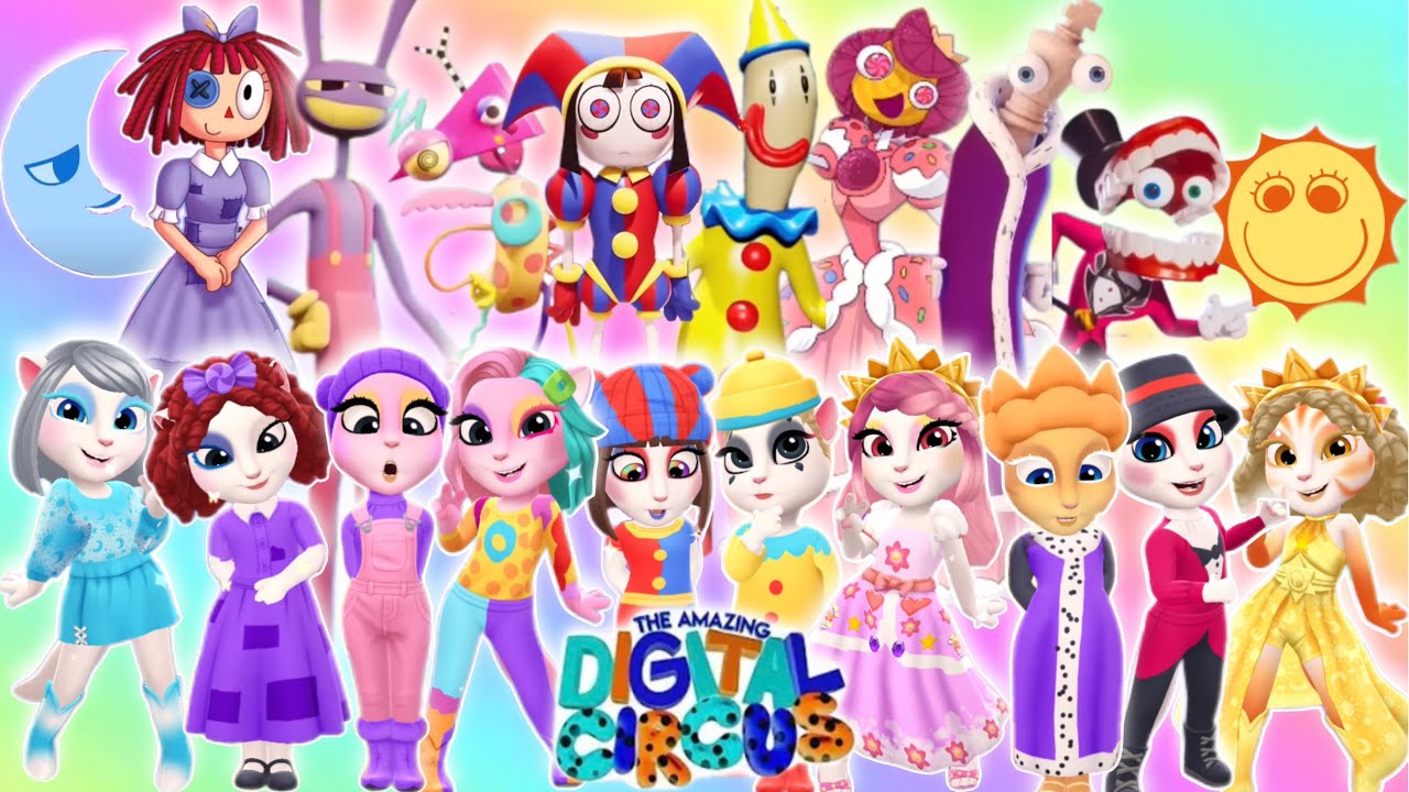 My Talking Angela’m 2 😻 || DIGITAL CIRCUS | New Update || Cosplay Makeover