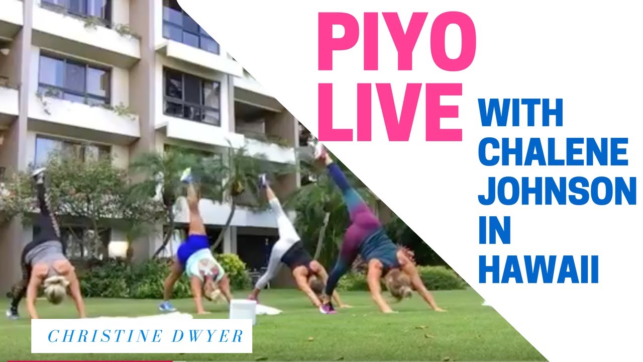 PiYo Workout LIVE with Chalene Johnson Hawaii [ Not Meant for Following Along- for Entertainment ]