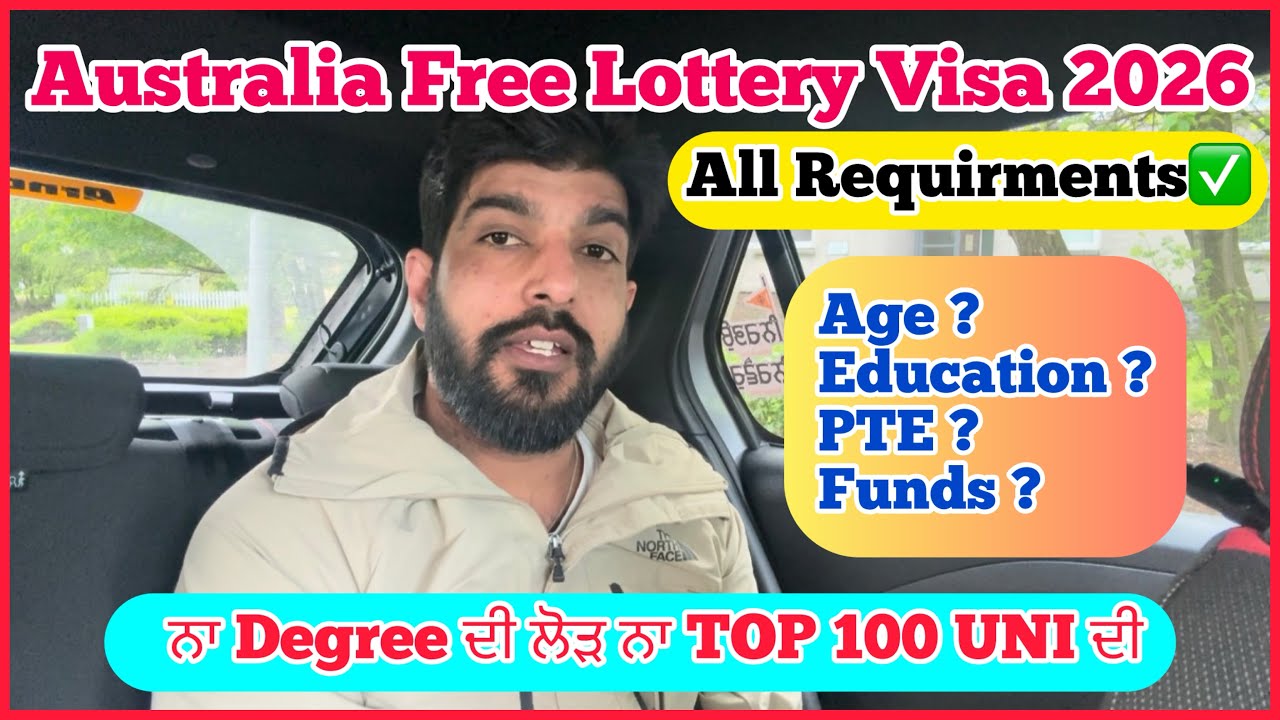 Australia Free Lottery Visa 2026 All Requirements!Australia work and holiday visa will open soon!
