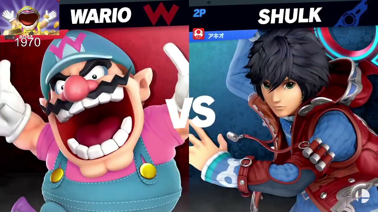 Glutonny (Wario) vs Akio アキオ (Shulk) - Japan Smashmate | 02 Feb '24