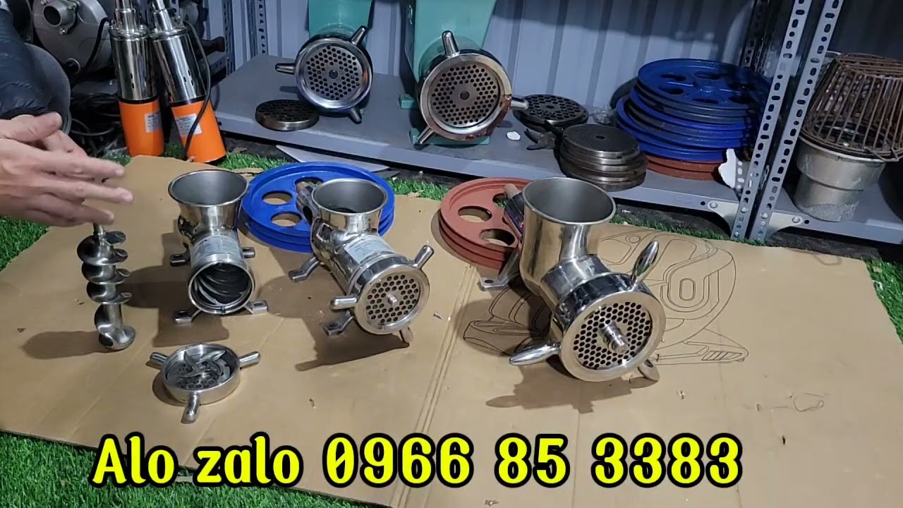 Cối xay thịt băm - cối xay xương- cối xay chả cá- cối đùn cám viên- cối đùn mỡ- cối đùn xôi 22 32 42