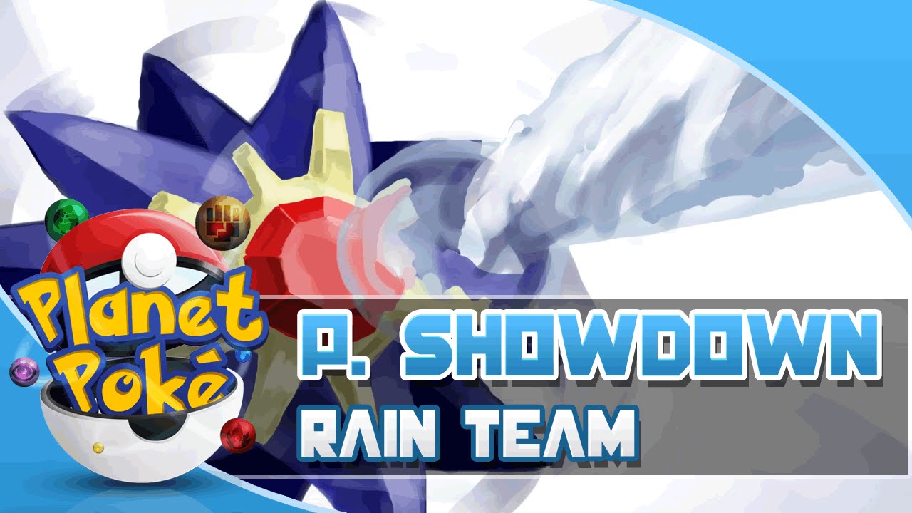 Pokémon Showdown(Smogon Doubles) - Rain Team | TheMaroonRaccoon