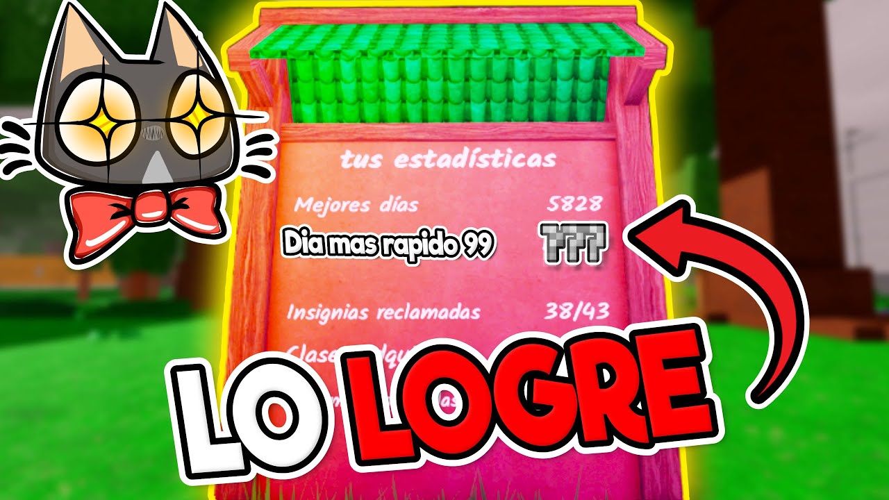 ROMPI EL RECORD de ser EL MAS RAPIDO en PASARME 99 NOCHES EN EL BOSQUE (ROBLOX)