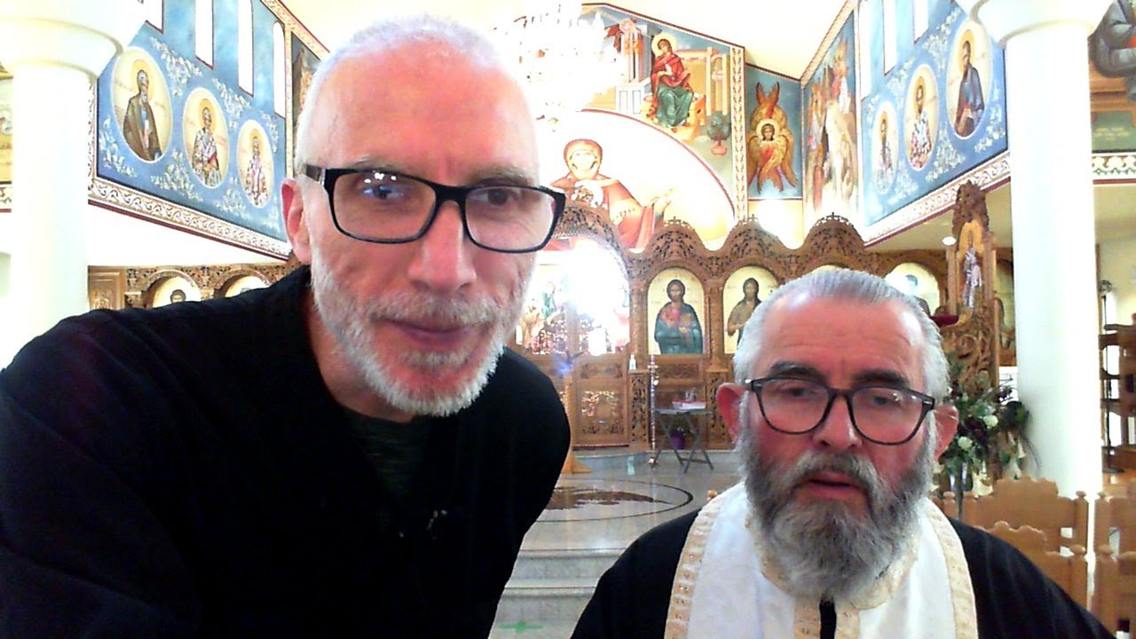 YPAPANTI GREEK ORTHODOX CHURCH, Simon the fool-for Christ, Parthenios of Arta, Matins, 202107.21
