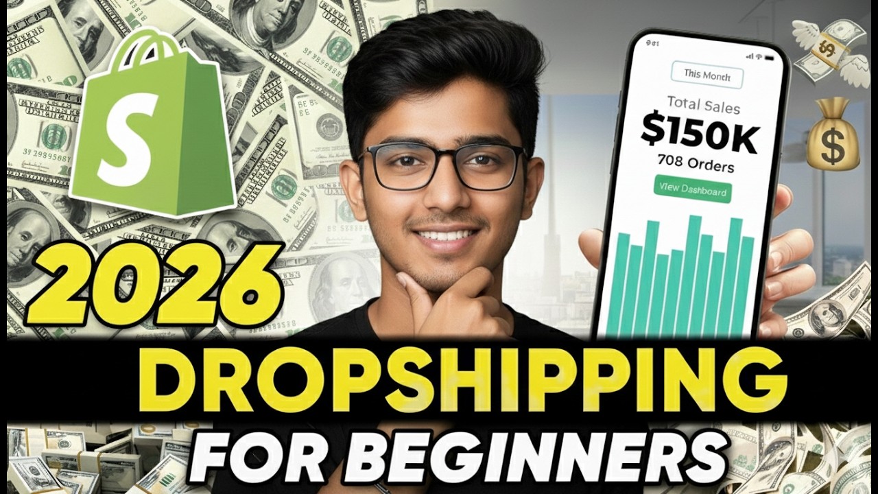 2026 Me Online Business Start Kaise Kare? | Shopify Store Full Setup🔥