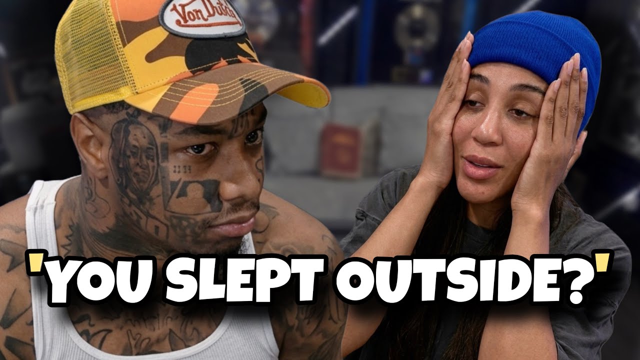 Blueface CONFRONTS Woman Who SLEPT Outside His House On Stream&hellip;