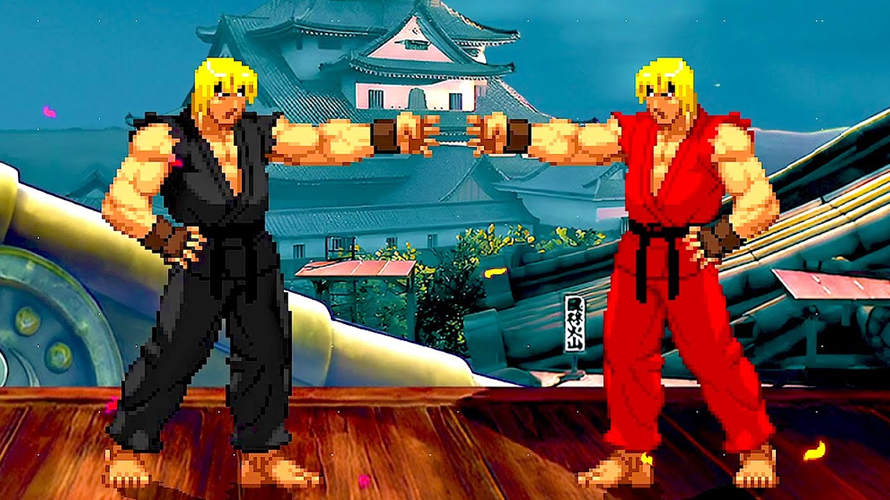 Ken Burn vs. Shin Ken - Newfound fire enchantment