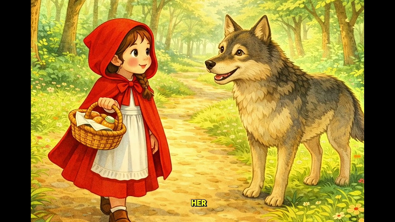 Little Red Riding Hood | Soft English Story for Kids